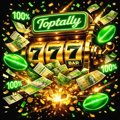 Toptally welcome bonus 100 percent match